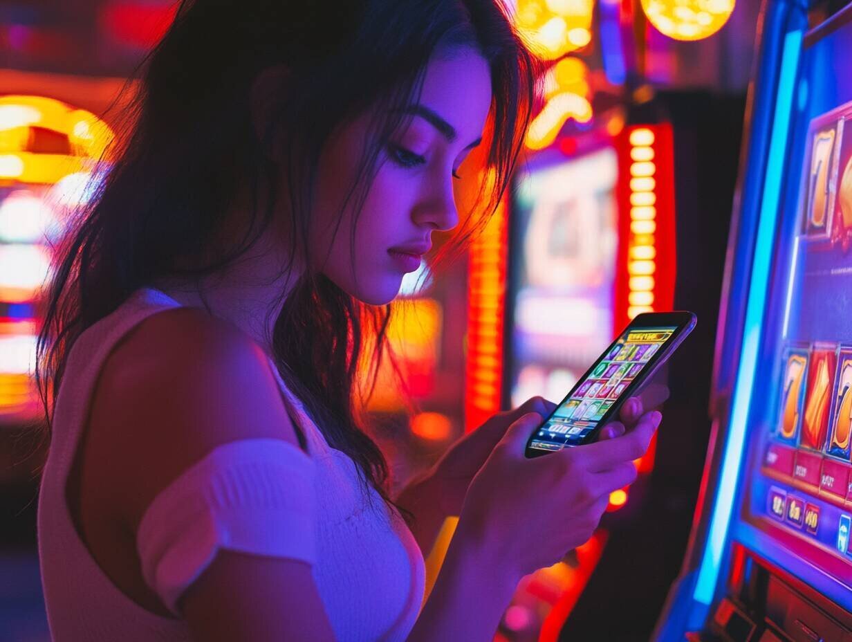 Mobile gaming at Lucky38